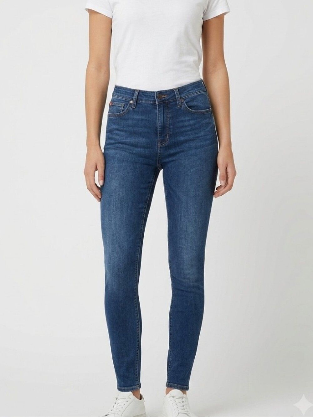 Hudson Blair Super Skinny Jeans Size 28 Blue Stretch Premium Denim High Rise